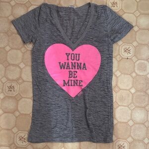 PINK Victoria's Secret Gray Top